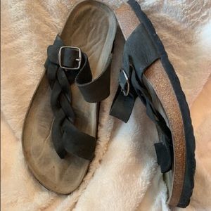 White Mountain Braided Sandals